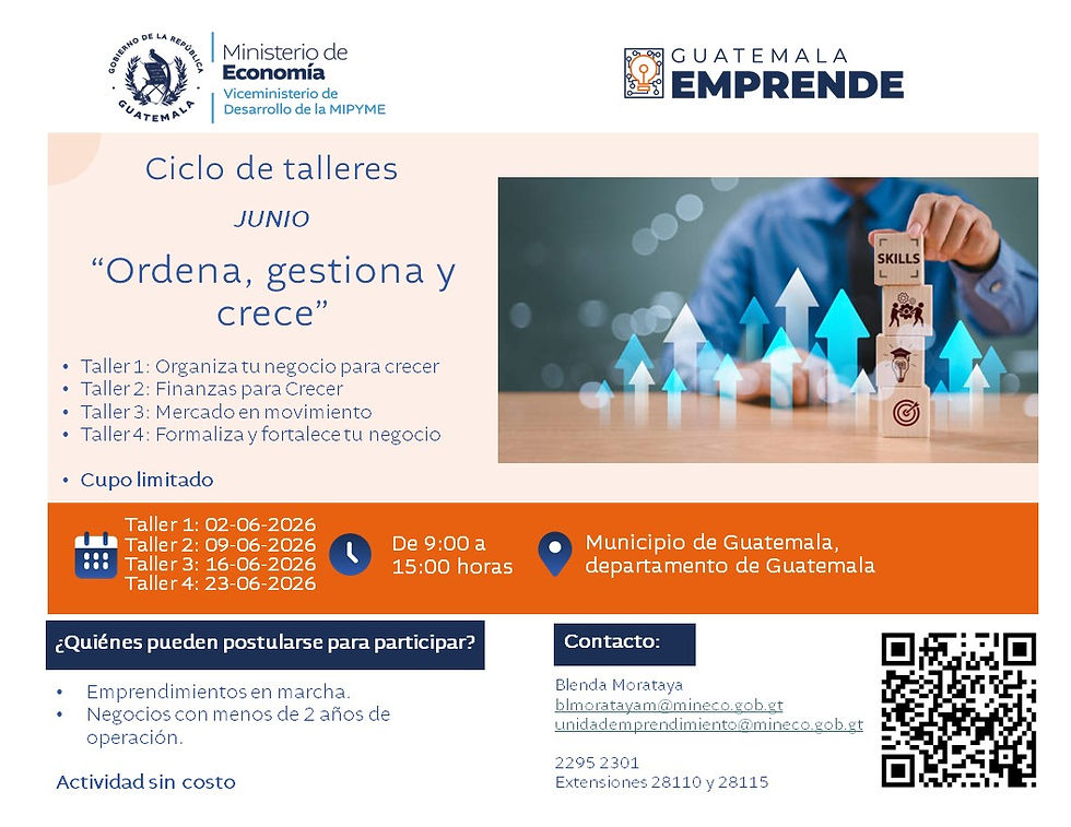 Ciclo de talleres: "Ordena, gestiona y crece"