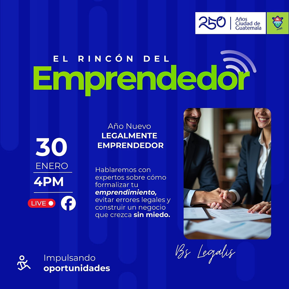 El Rincón del Emprendedor: Legalmente Emprendedor 🚀