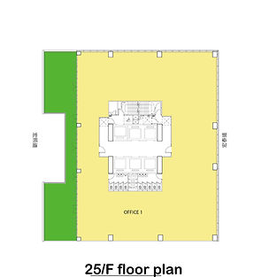 第一集團中心平面圖25-F