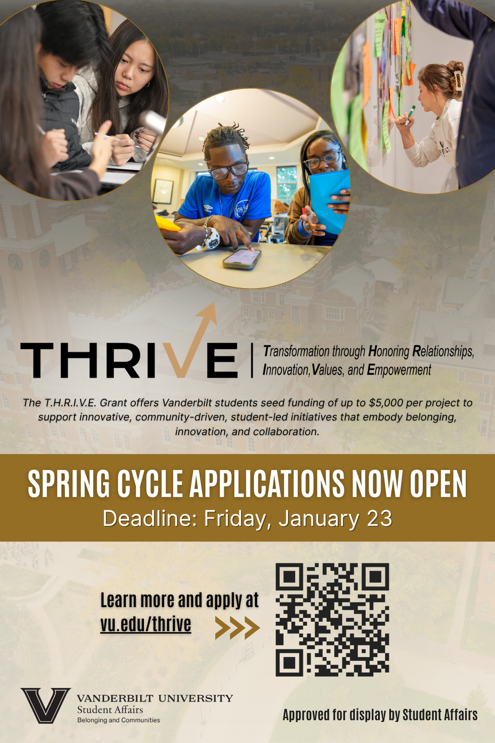 THRIVE Grant A-Frame Signage