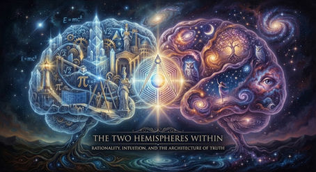The Two Hemispheres Within: Rationality, Intuition, and the Architecture of Truth