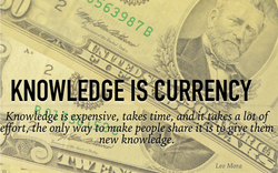 knowledge is currency