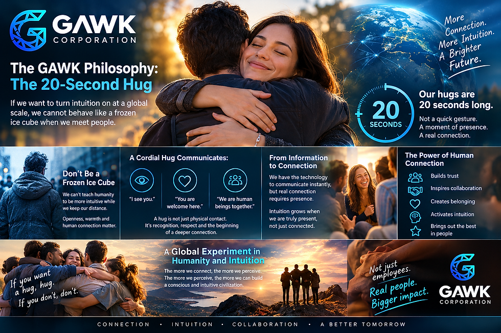 GAWK Philosophy: The 20-Second Hug