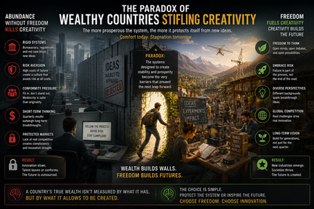 The Wealth Paradox: How Hyper-Regulation Kills Self-Survival in the West—and What Colombia Teaches Us About Resilience