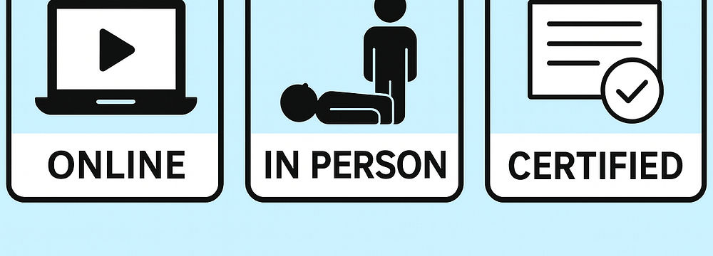 American Heart Association Heartsaver First Aid CPR AED – Online course with in-person skills session and same-day certification in Florida by CPR Buddy.