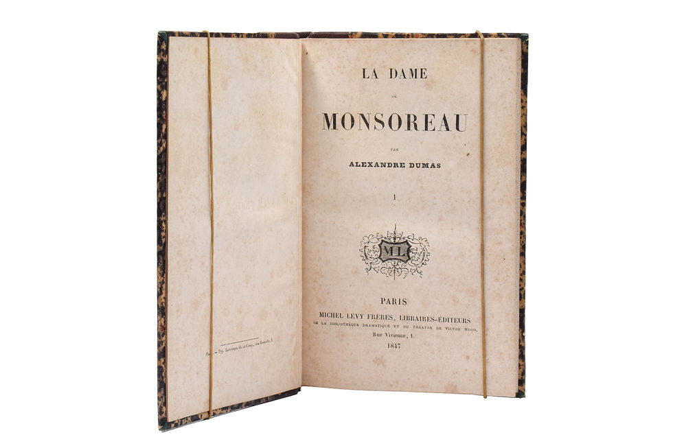 Miniature : Alexandre DUMAS - La dame de Monsoreau