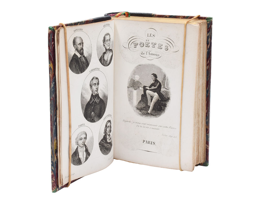 Miniature : COLLECTIF - Les poètes de l’amour, recueil de vers français des XVe, XVIe..