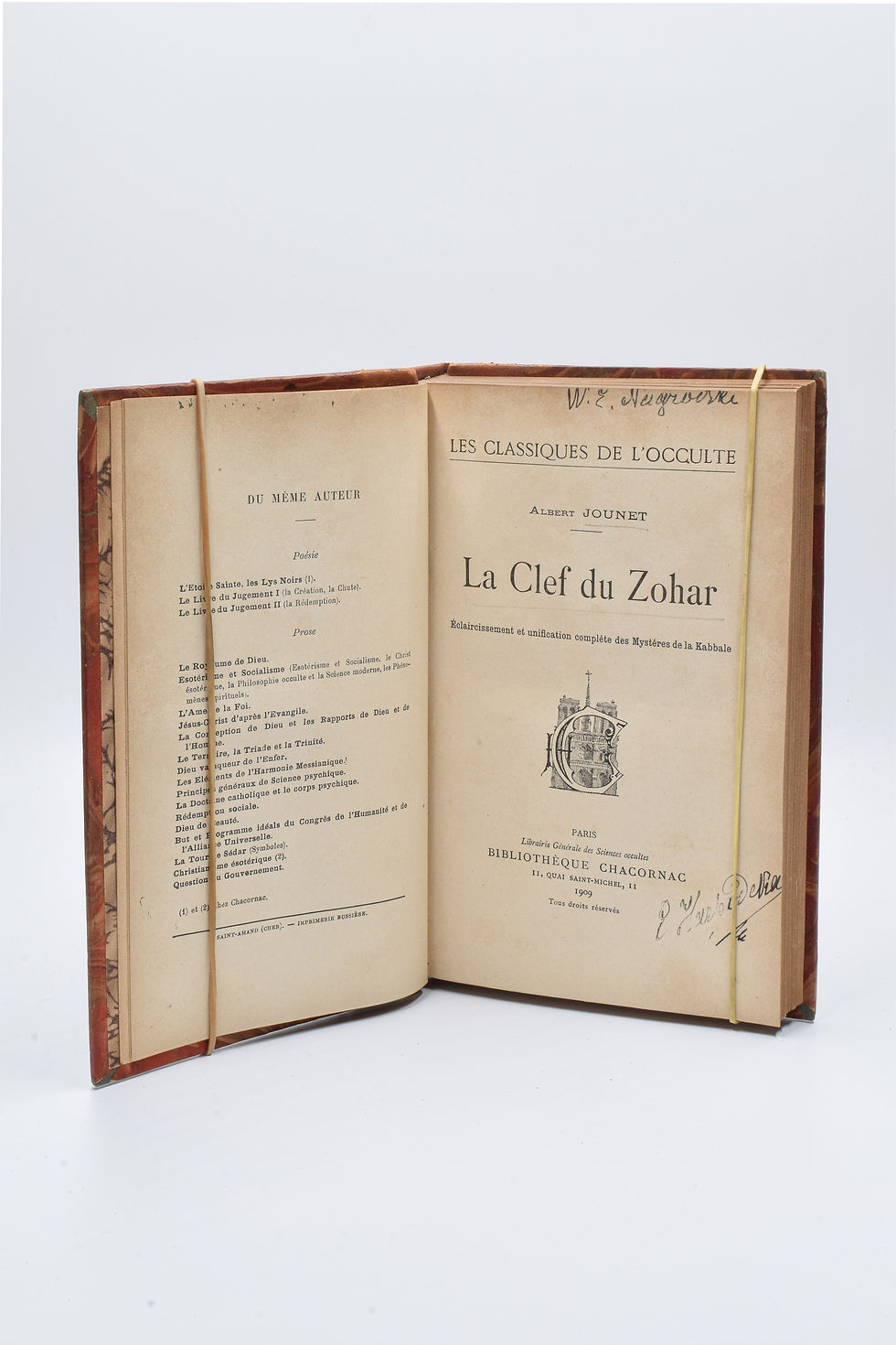 Miniature : Alfred JOUNET – La clef du Zohar