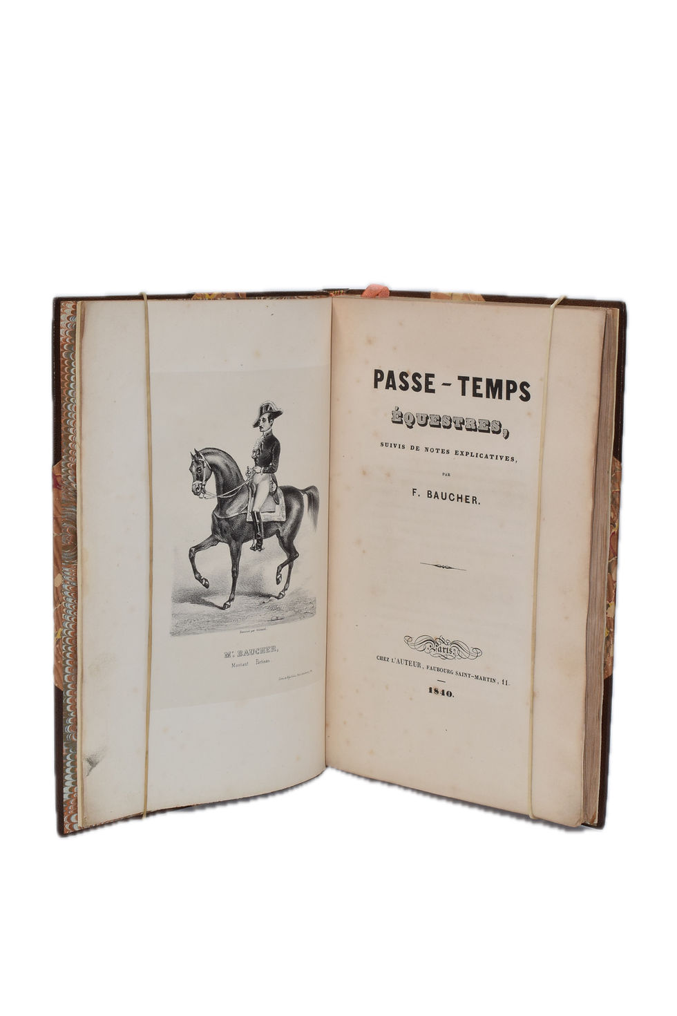 Miniature : François BAUCHER – Passe-temps équestres