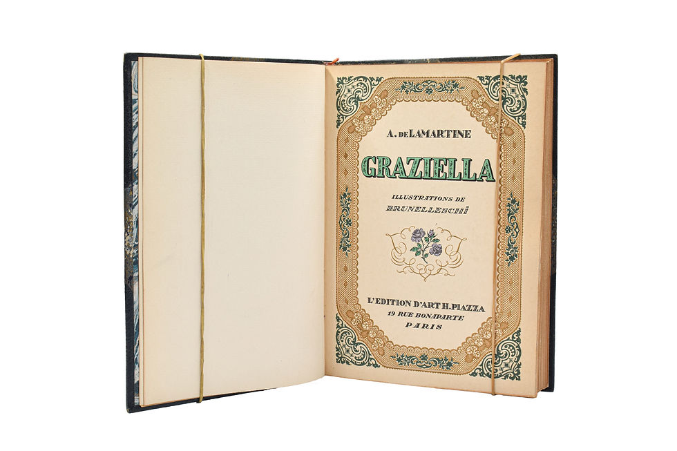 Miniature : Alphonse de LAMARTINE - Graziella