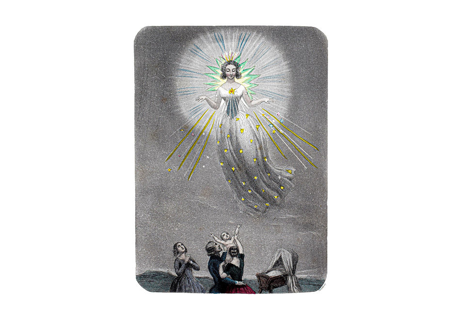 Miniature : Jean Ignace Isidore Gérard dit Jean-Jacques GRANDVILLE; Joseph MERY ; Le Com...