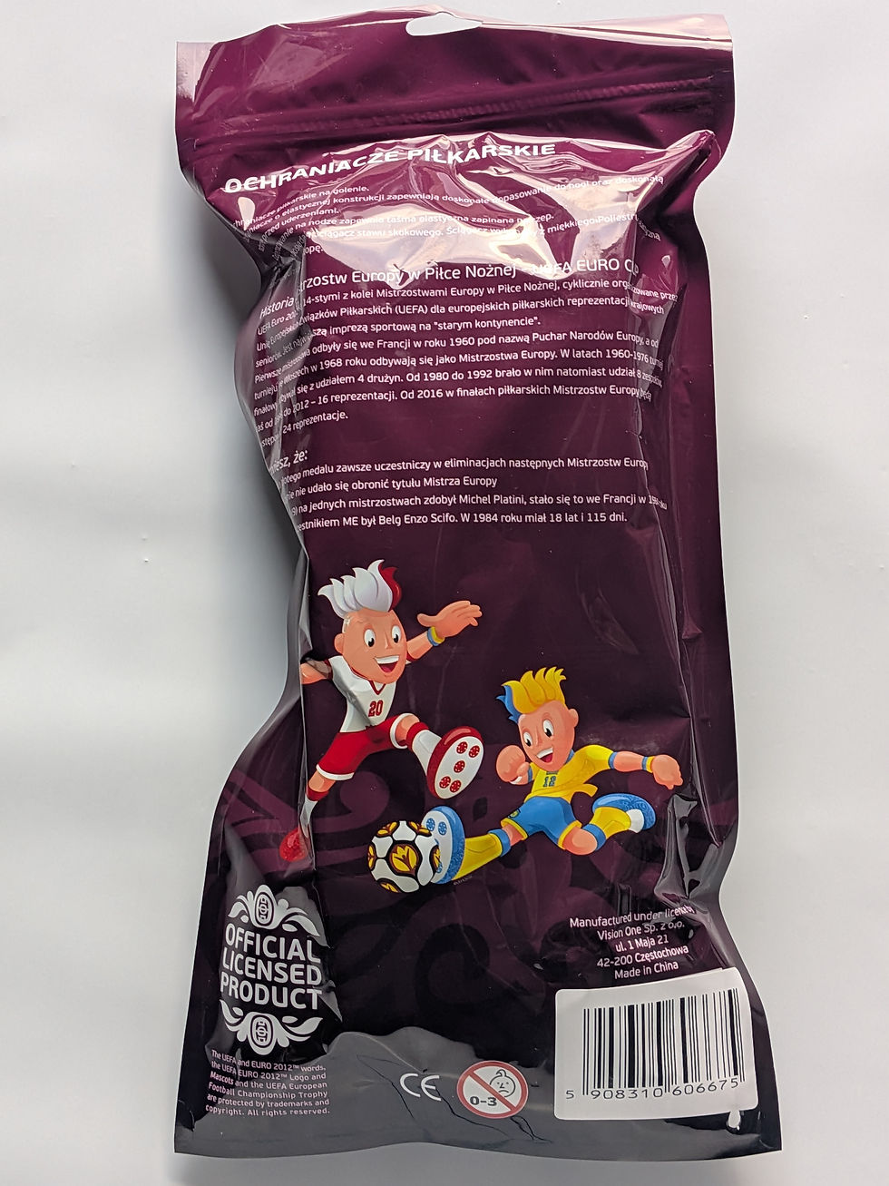 Euro 2012 Poland and Ukraine shin pads