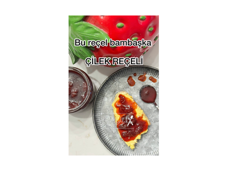 Çilek Reçeli (Balzamik Sirke ile)