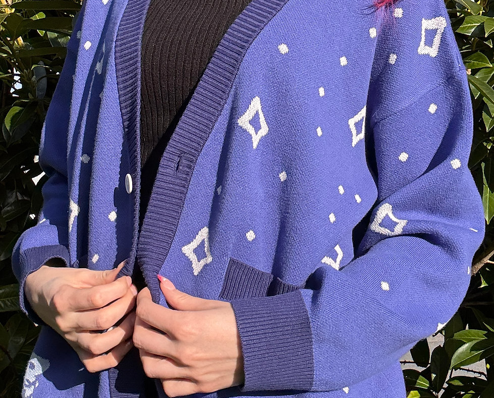 Stargazing Dinosaur Cardigan