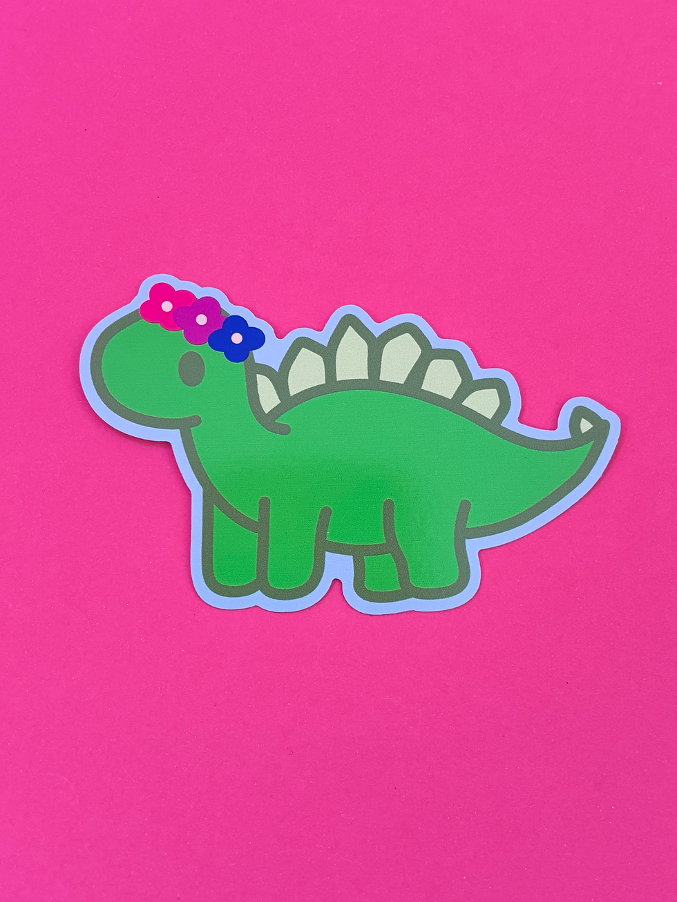 Thumbnail: Pride Crown Stegosaurs Sticker