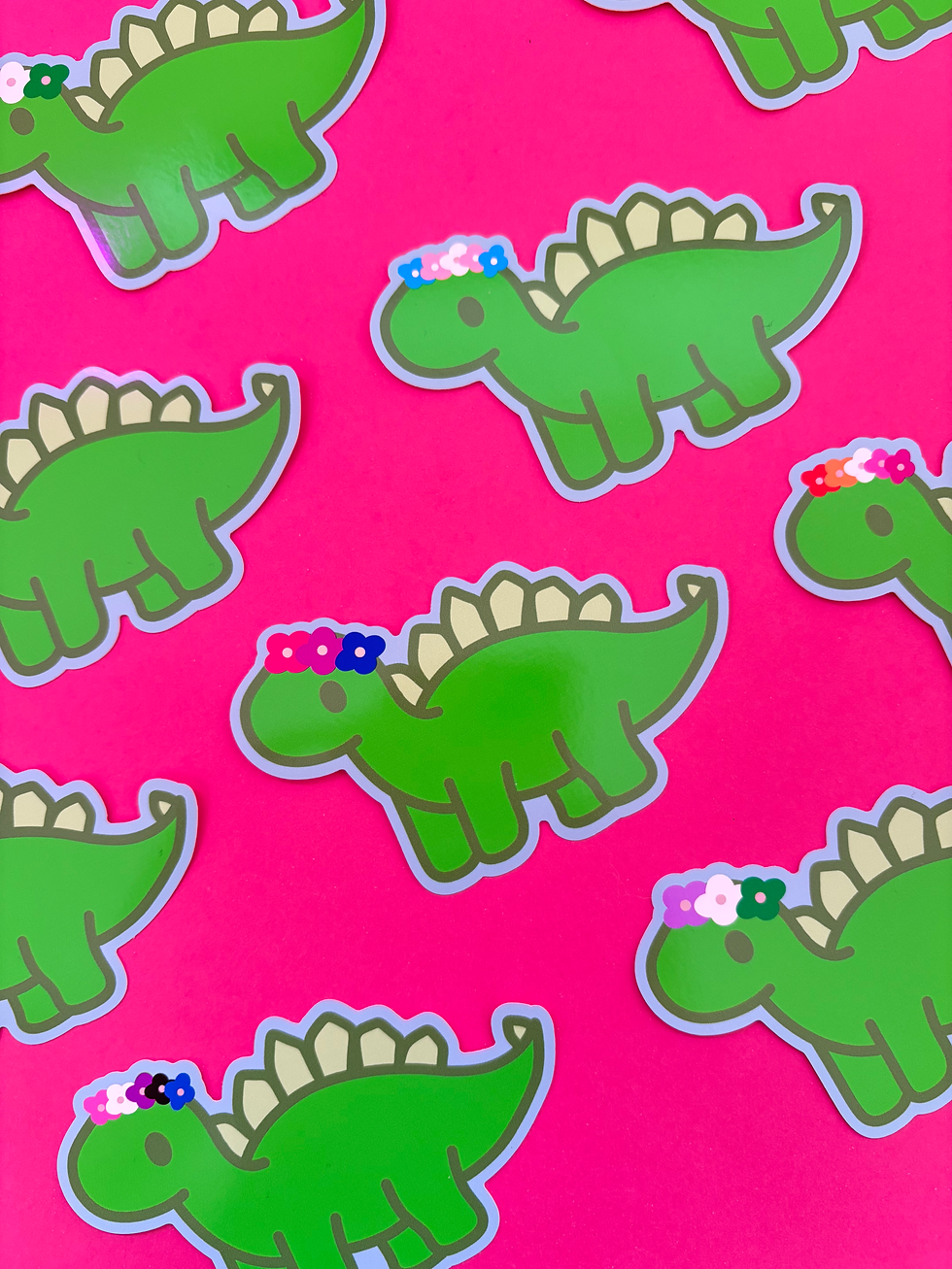 Pride Crown Stegosaurs Sticker