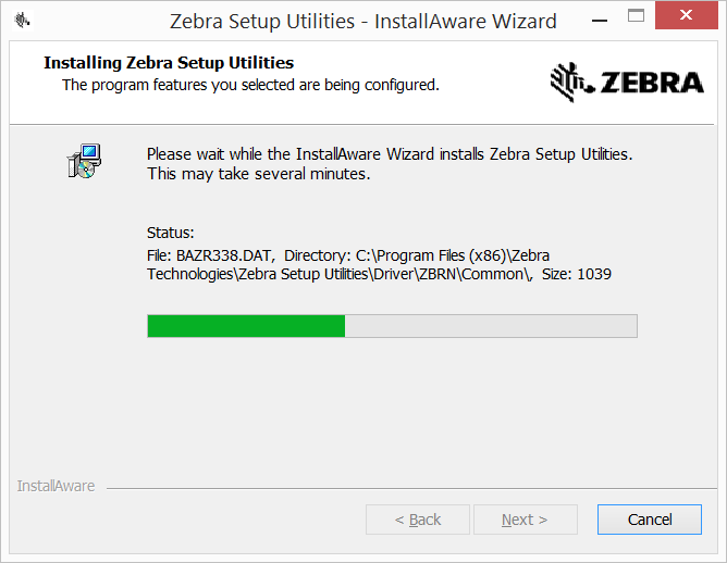Setting up the Zebra Label Printer