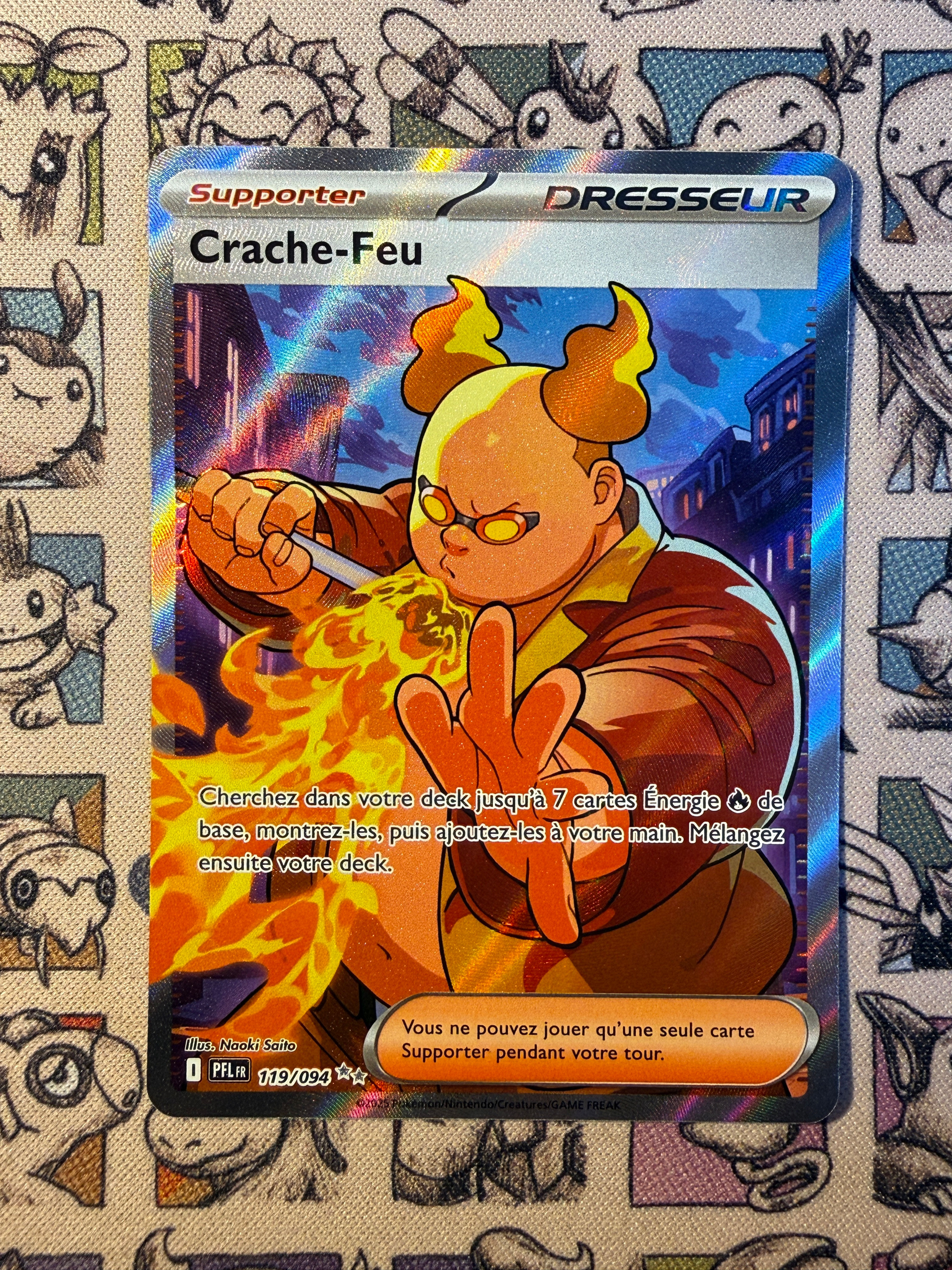 Crache Feu 119 Flammes Fantasmagoriques