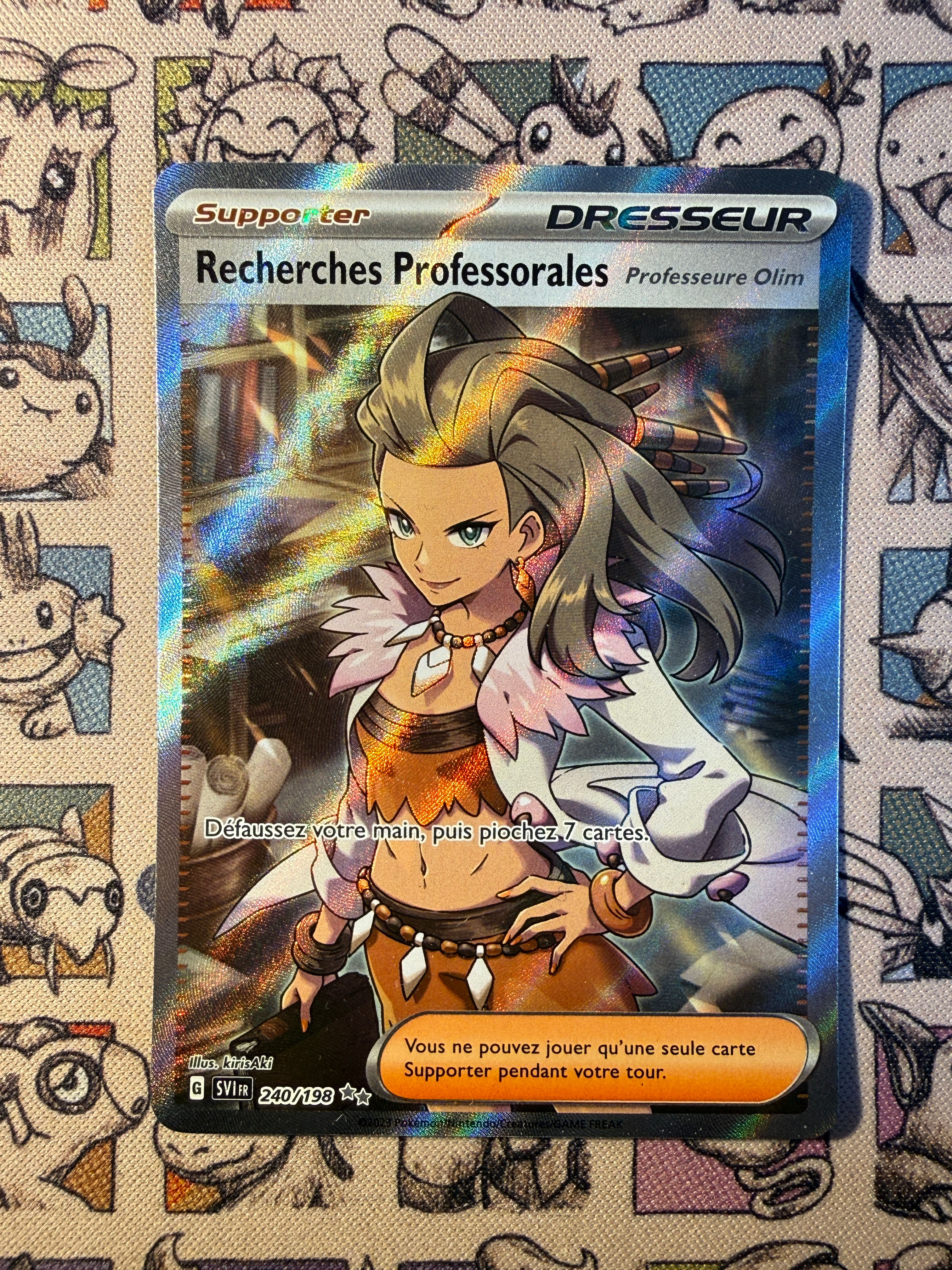 Recherches Professorales - Professeur Olim 240 Ecarlate et Violet