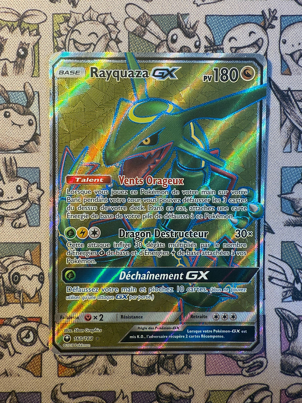 Rayquaza GX 160 Tempête Céleste