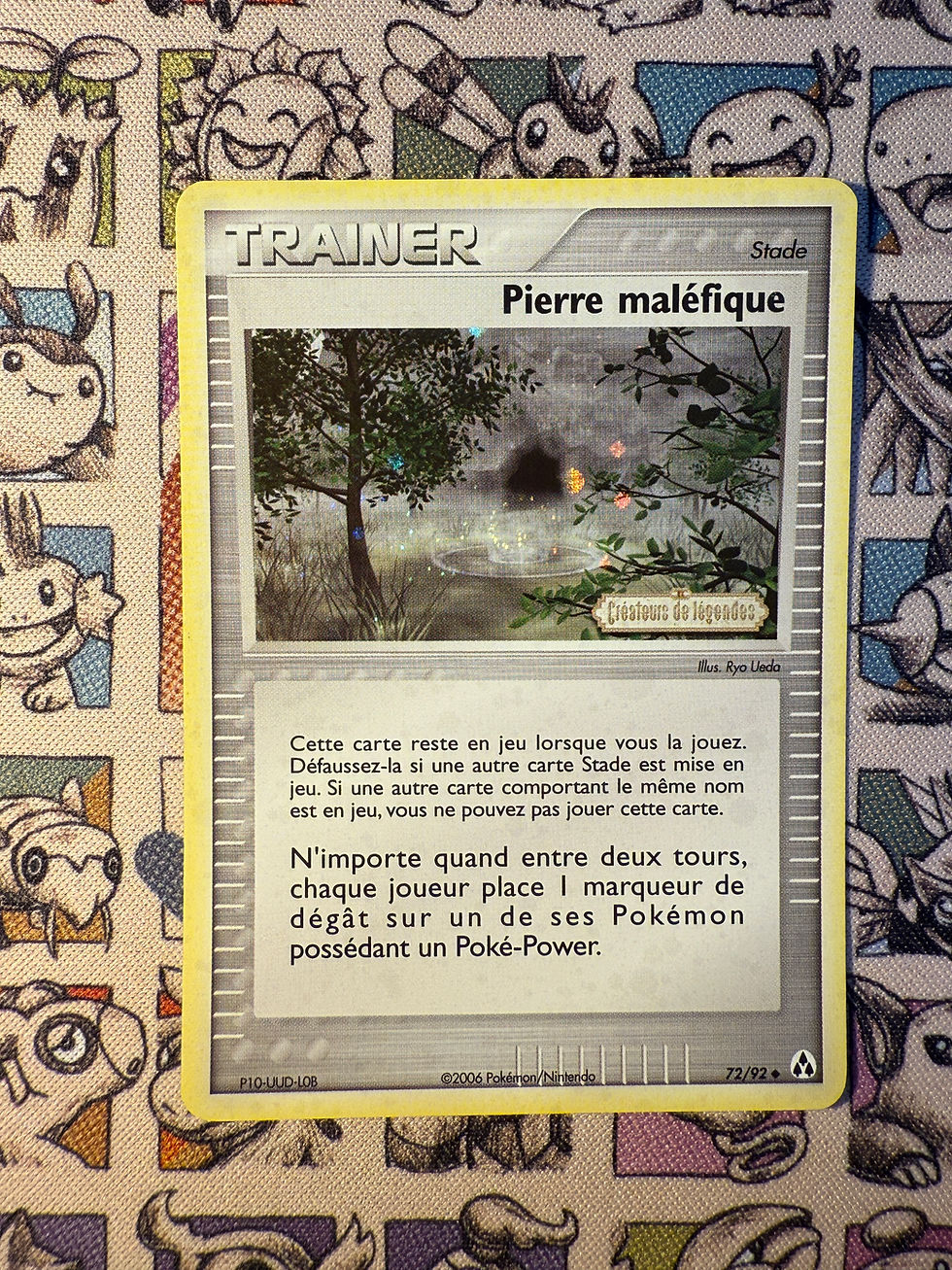 Pierre maléfique 72 EX Créateurs de Légendes