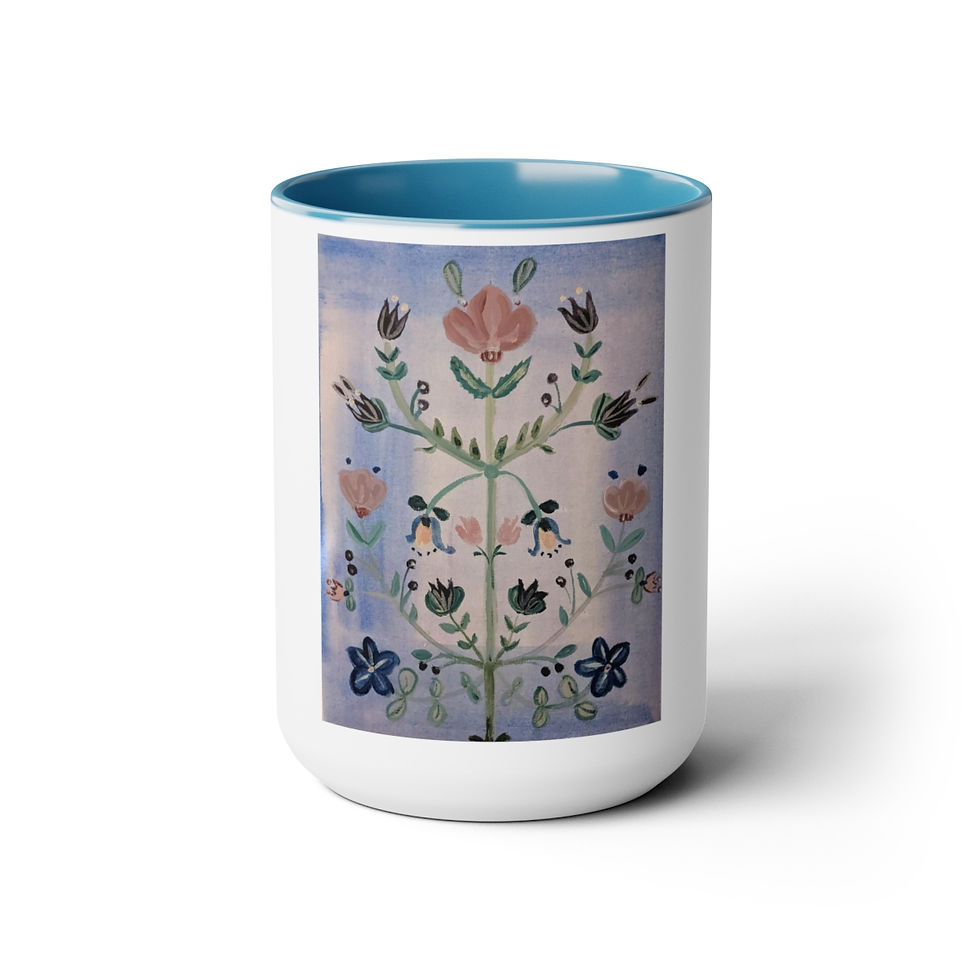Thumbnail: Swedish Folk Art mugs