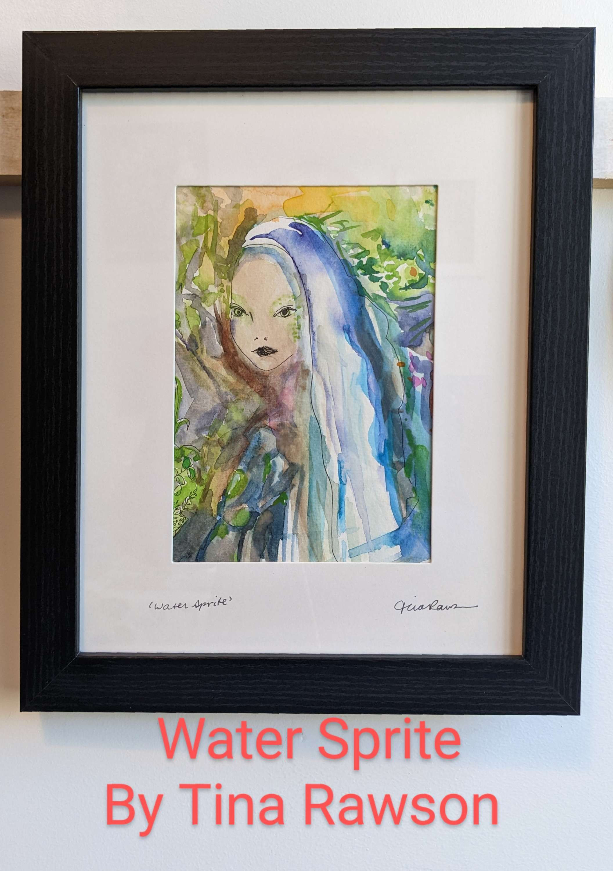 Watercolors by Tina in frames