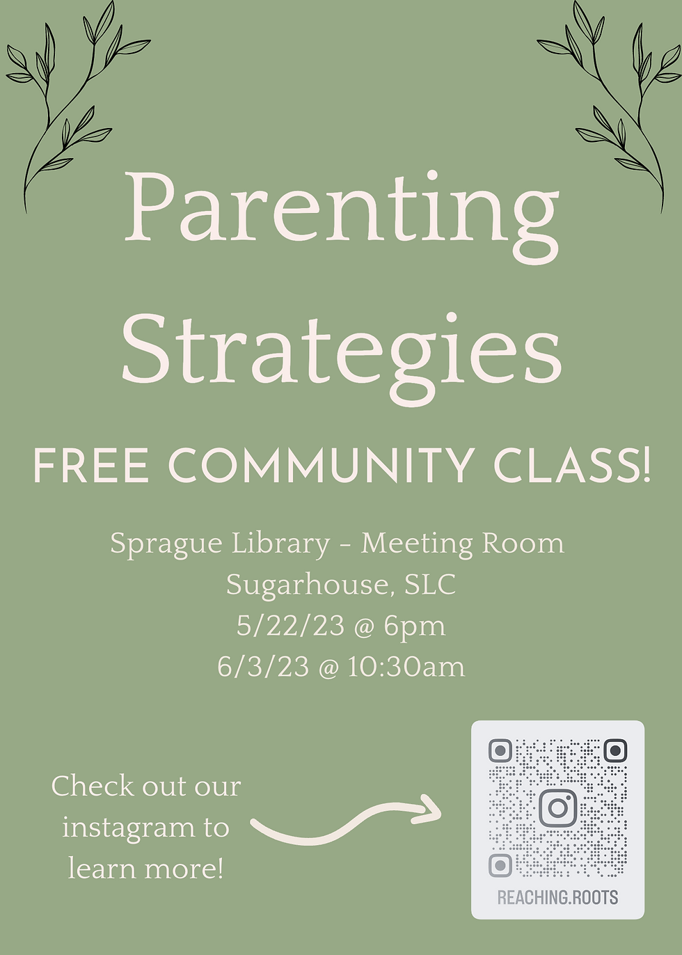 Community Parenting Class