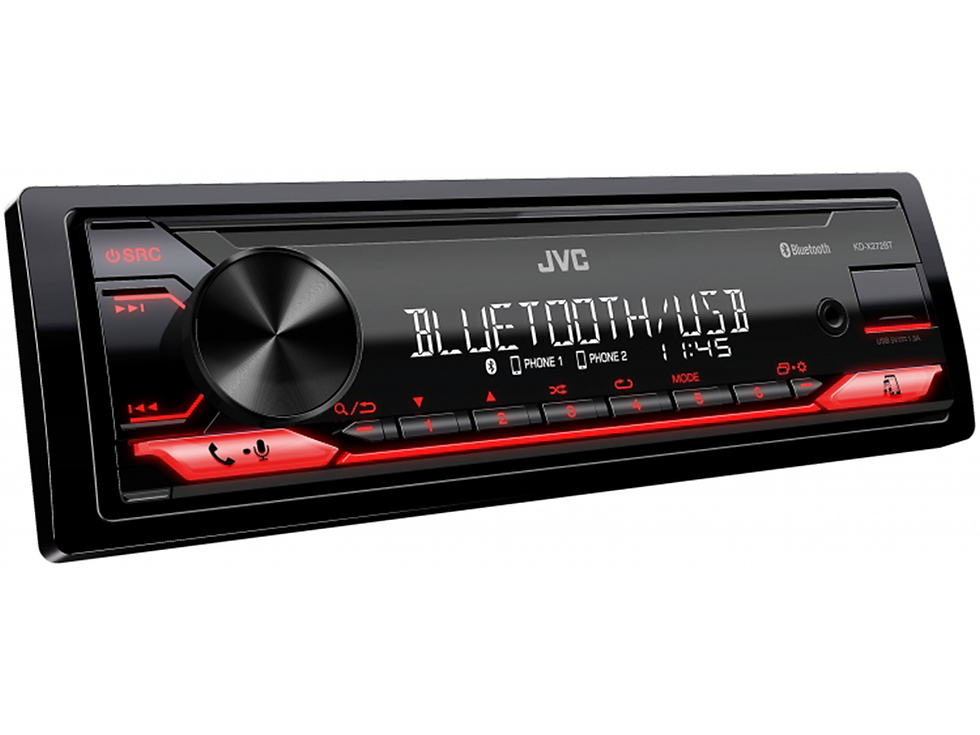 Thumbnail: JVC KD-X272BT with Bluetooth/USB/AUX Single Din Radio