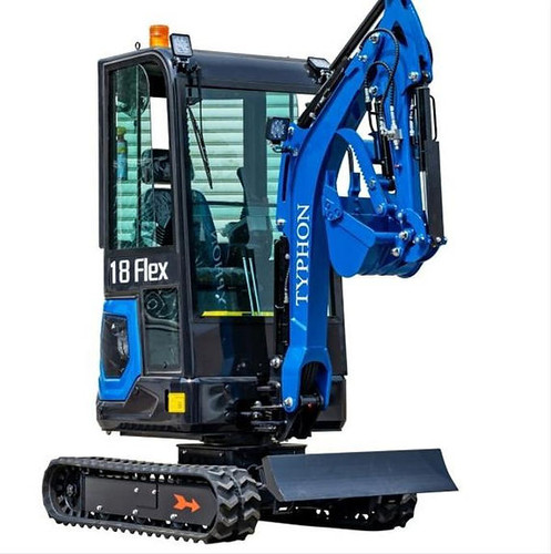 Tight-access work mini excavator