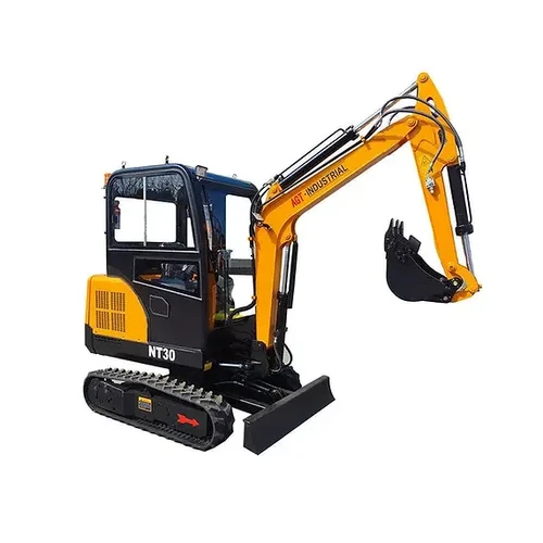 Compact excavator available with a 12-attachment package