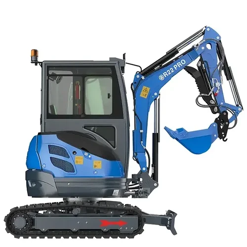 RIPPA R22 Mini Excavator 2.3 Ton with Kubota Engine + 12 Included Attachments