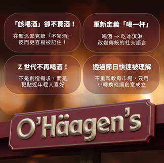 哈根達斯開了一間「沒有酒的酒吧」