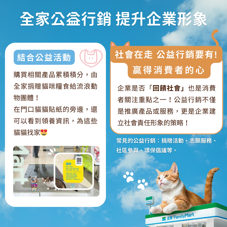 全家公益行銷 提升企業形象
