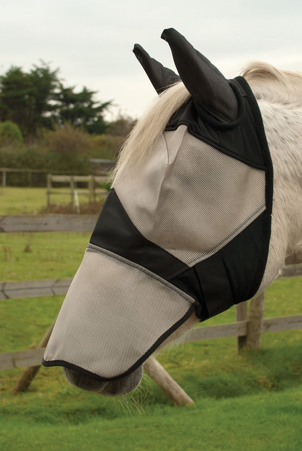 Rhinegold Fly Mask With Ear And Nose Coverage 477 PONY SIZE