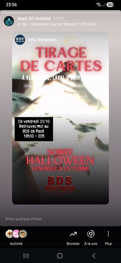 Evénement Halloween