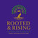 Rooted & Rising Crowns Logo with Background
