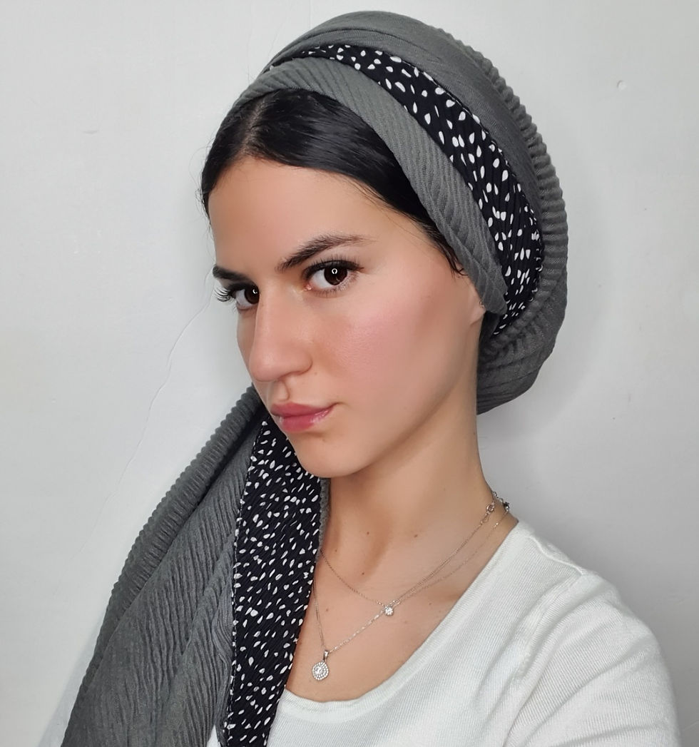 תמונה ממוזערת: מטפחת לונג קלי מנוקדת