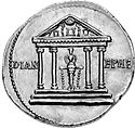 храм артемиды, клавдий тридрахма