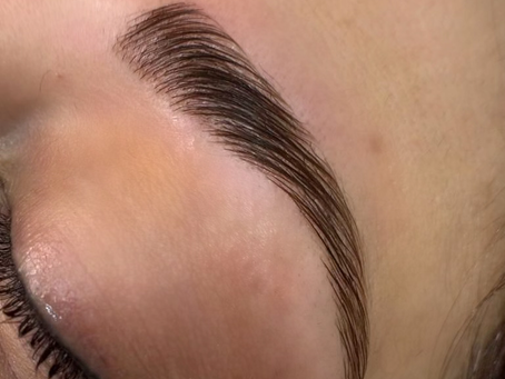 Brow lamination treatment for Doncaster clients at Lena Utmost Beauty in Balwyn