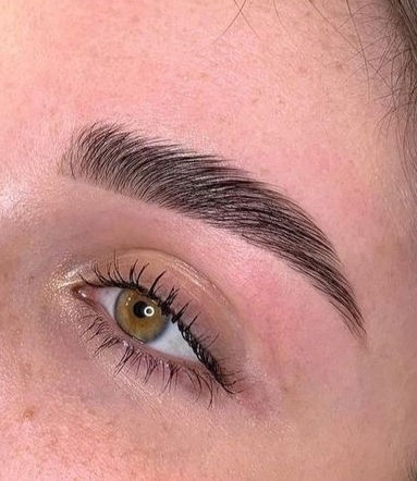Brow lamination treatment for Balwyn North clients at Lena Utmost Beauty in Balwyn