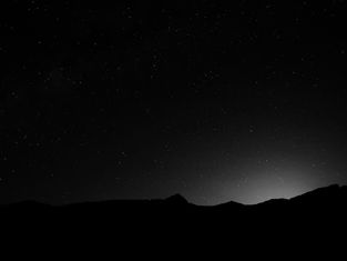 night sky with stars
