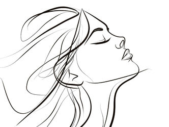 Illustration of a woman