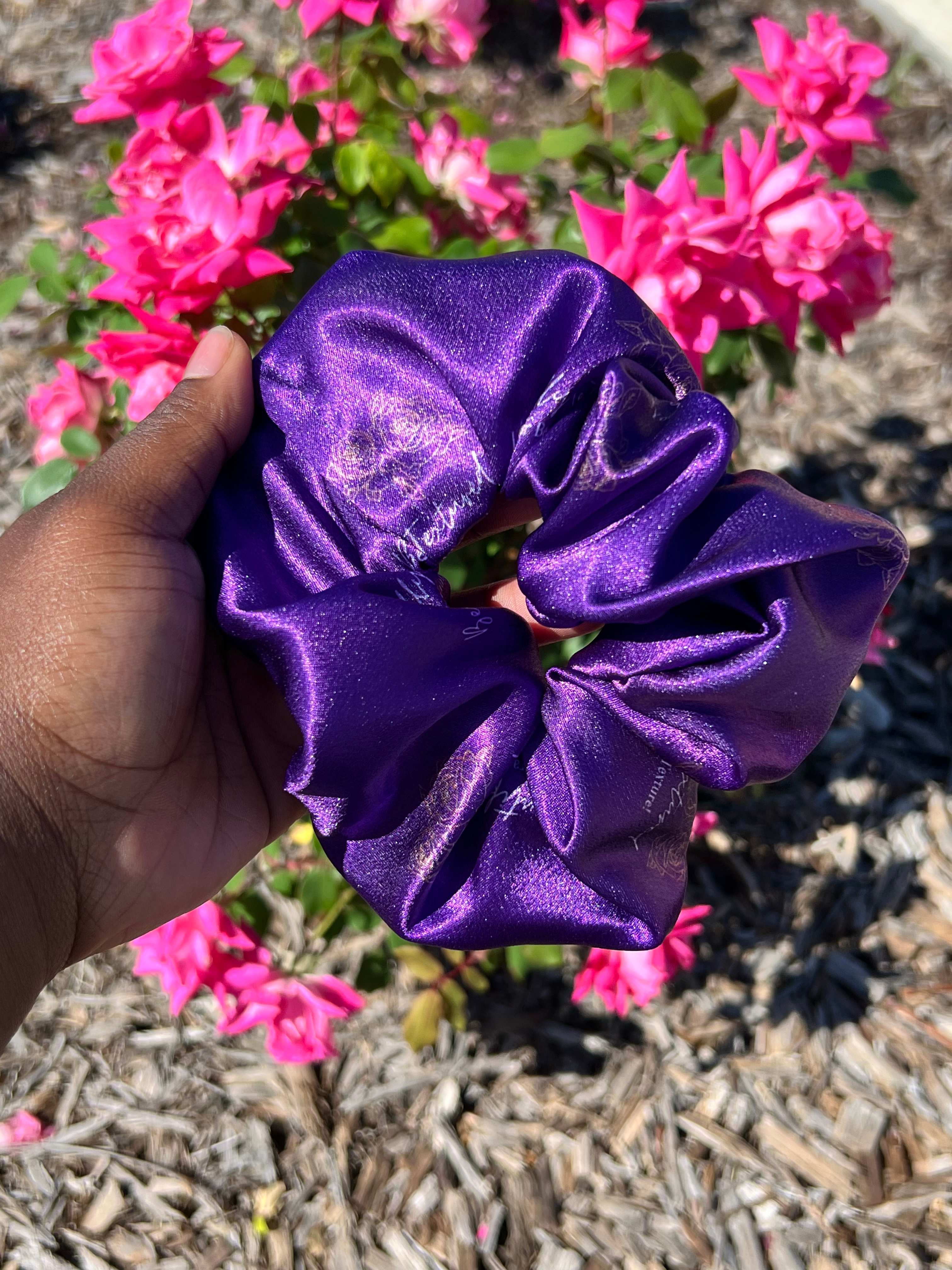 Logo Satin Scrunchie (1pck)