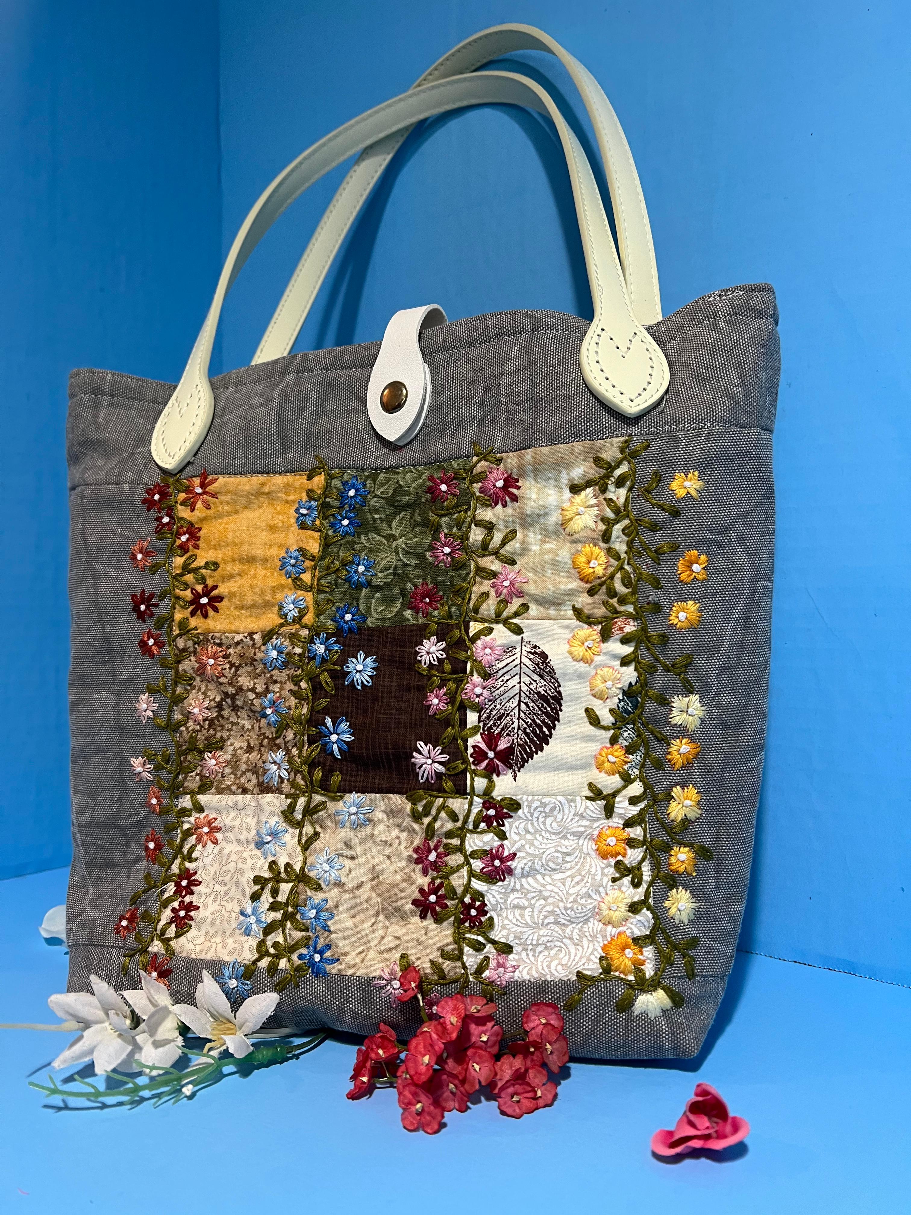Hanging Flowers Tote Bag