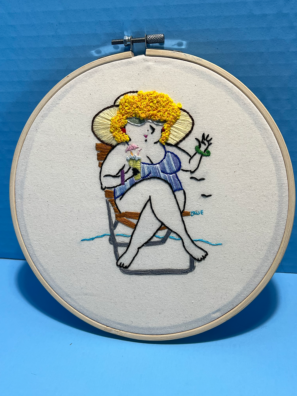 Thumbnail: Beach time Embroidery