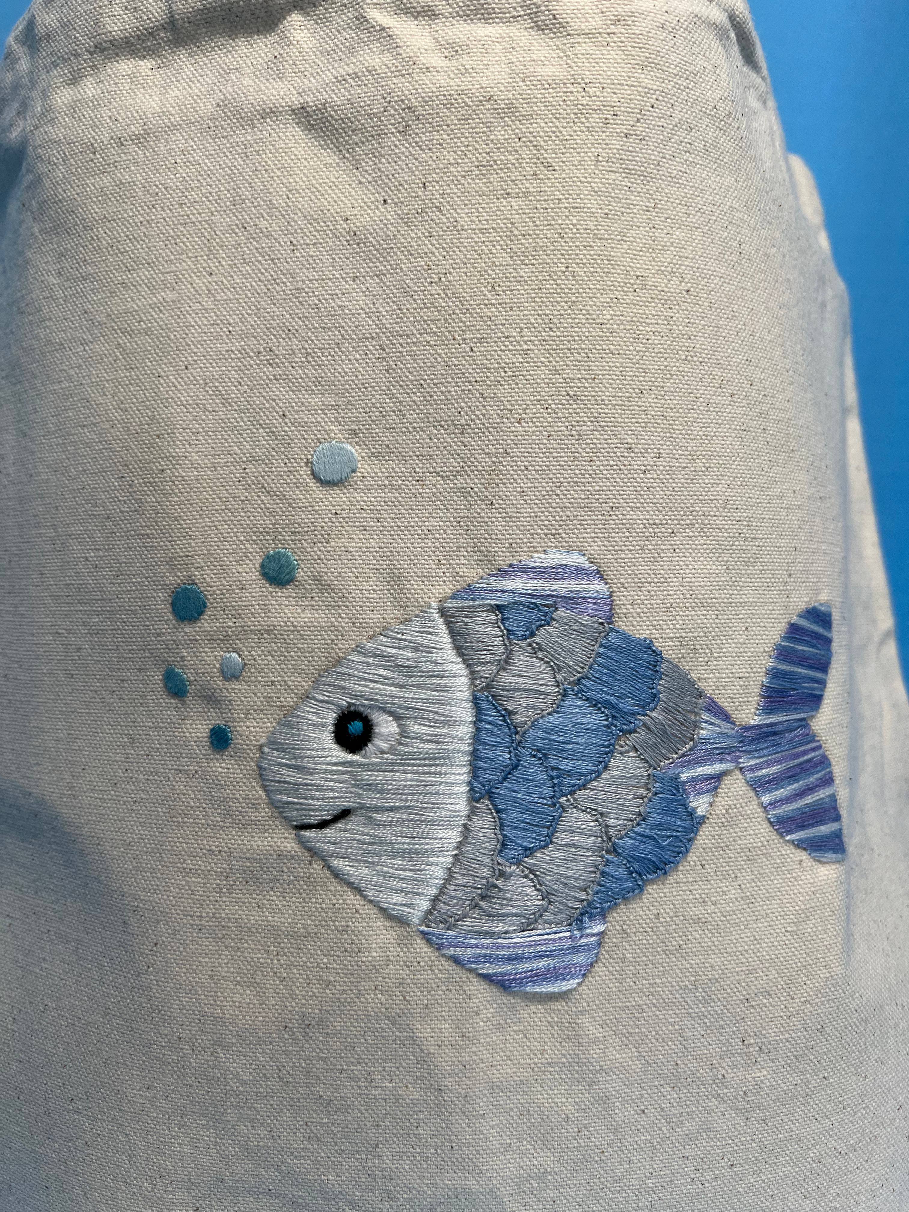 Blue Fish Tote Bag