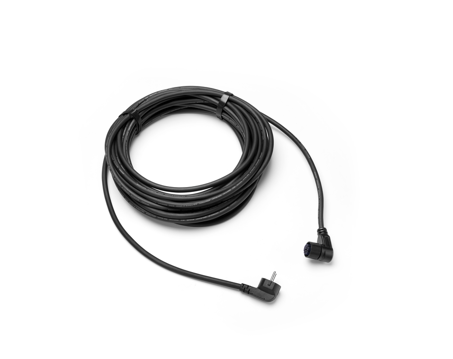 STREAM AC Ladekabel, 5 m lang, verbindet eine Wandsteckdose mit einer Batterie der STREAM Serie.