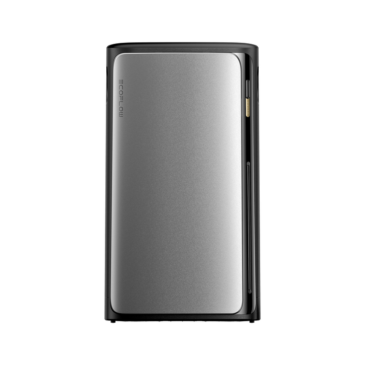 EcoFlow STREAM Ultra Batterie in silber-schwarz, Vorderansicht