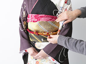 帯の着付け